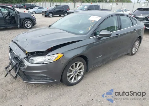 2017 Ford Fusion Hybrid Se из США, поврежденный, VIN 3FA6P0LUXHR234202